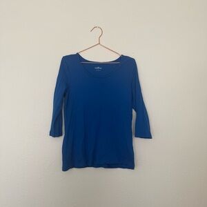 Lemon Women's 3/4 Sleeve Tee - Deep Blue